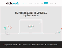 Tablet Screenshot of dictanova.com